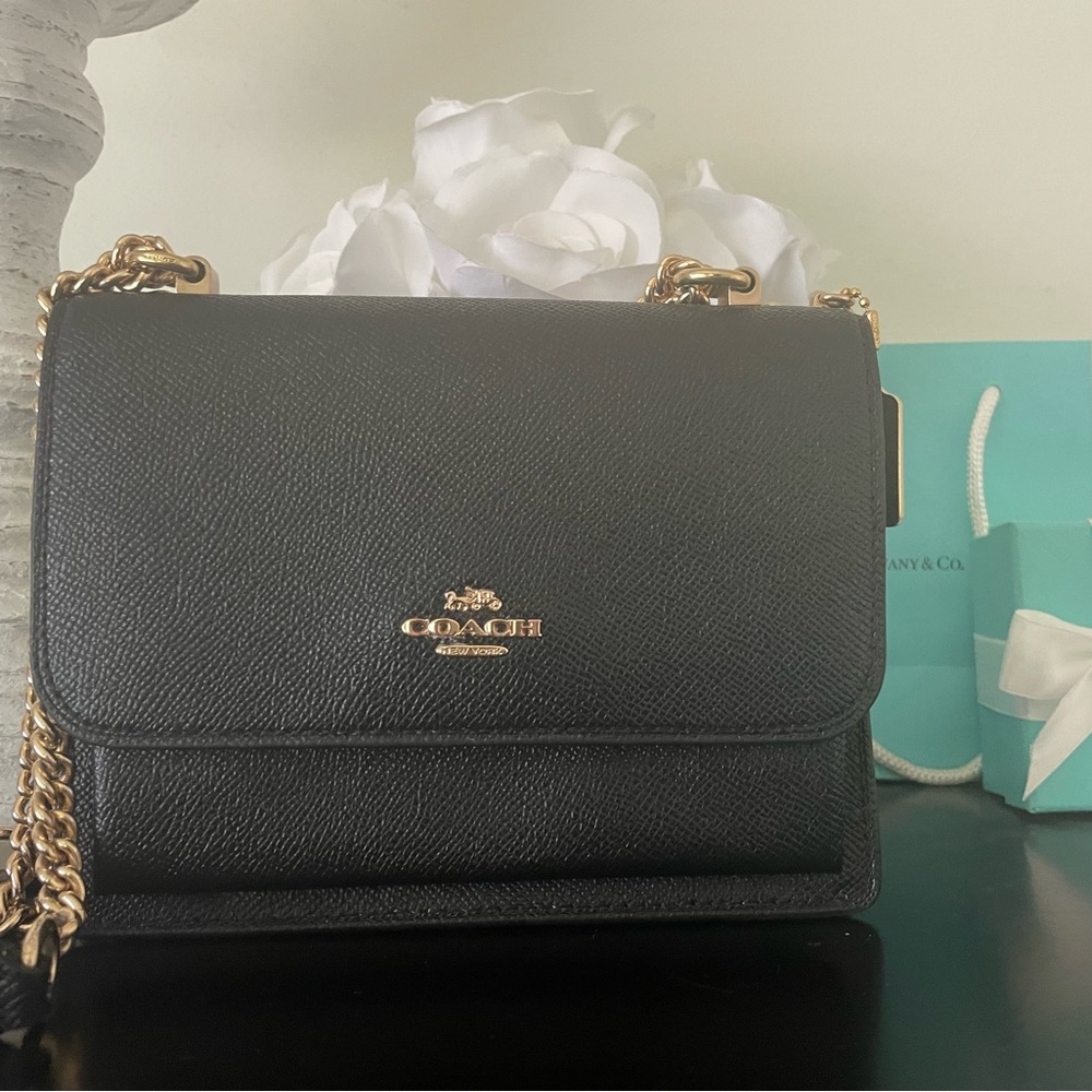MINI COACH Klare Crossbody Crossgrain Leather